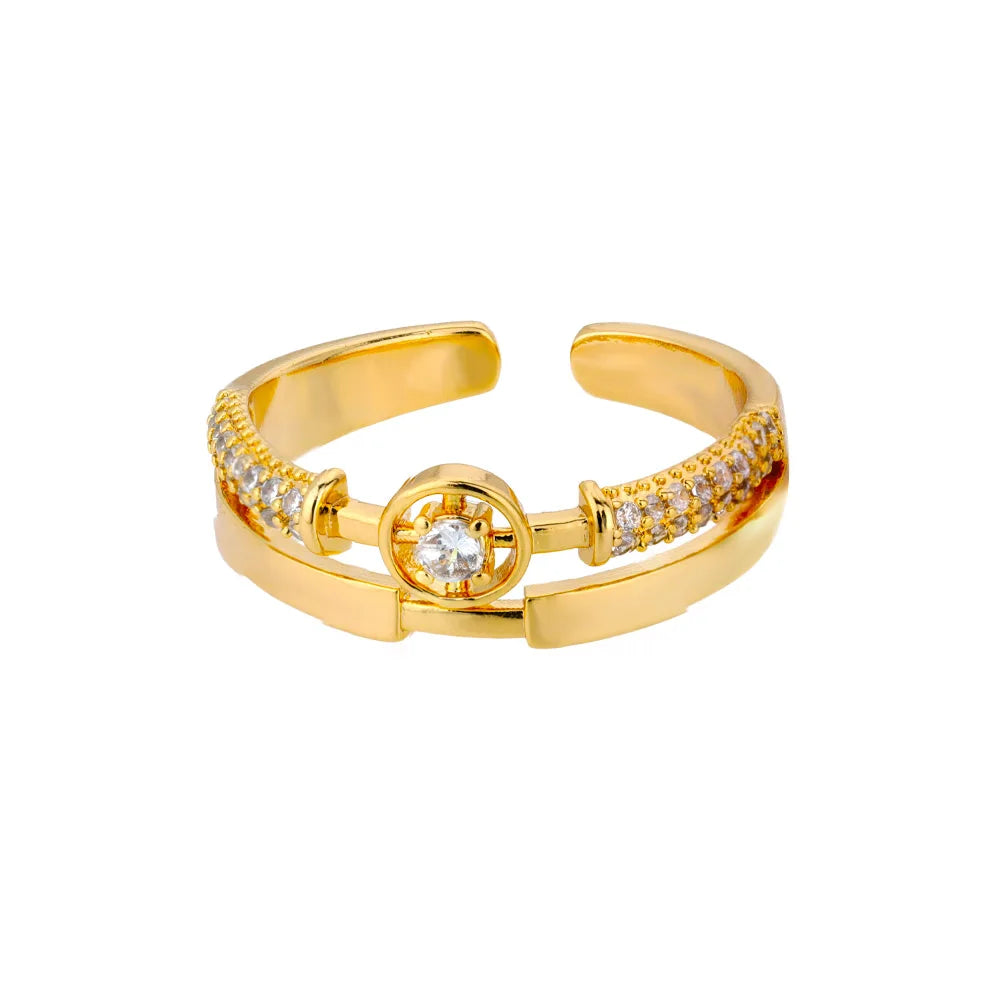 Endless Loops Stainless Steel Ring