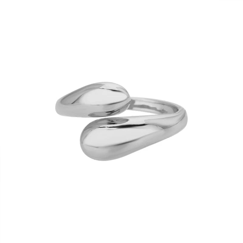 Endless Loops Stainless Steel Ring