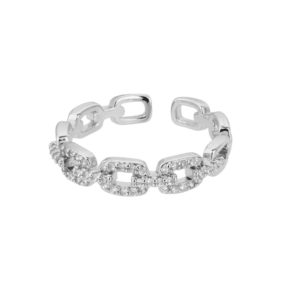 Endless Loops Stainless Steel Ring