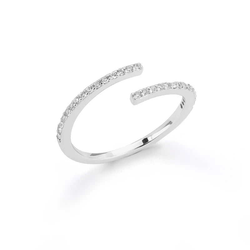 Endless Loops Stainless Steel Ring