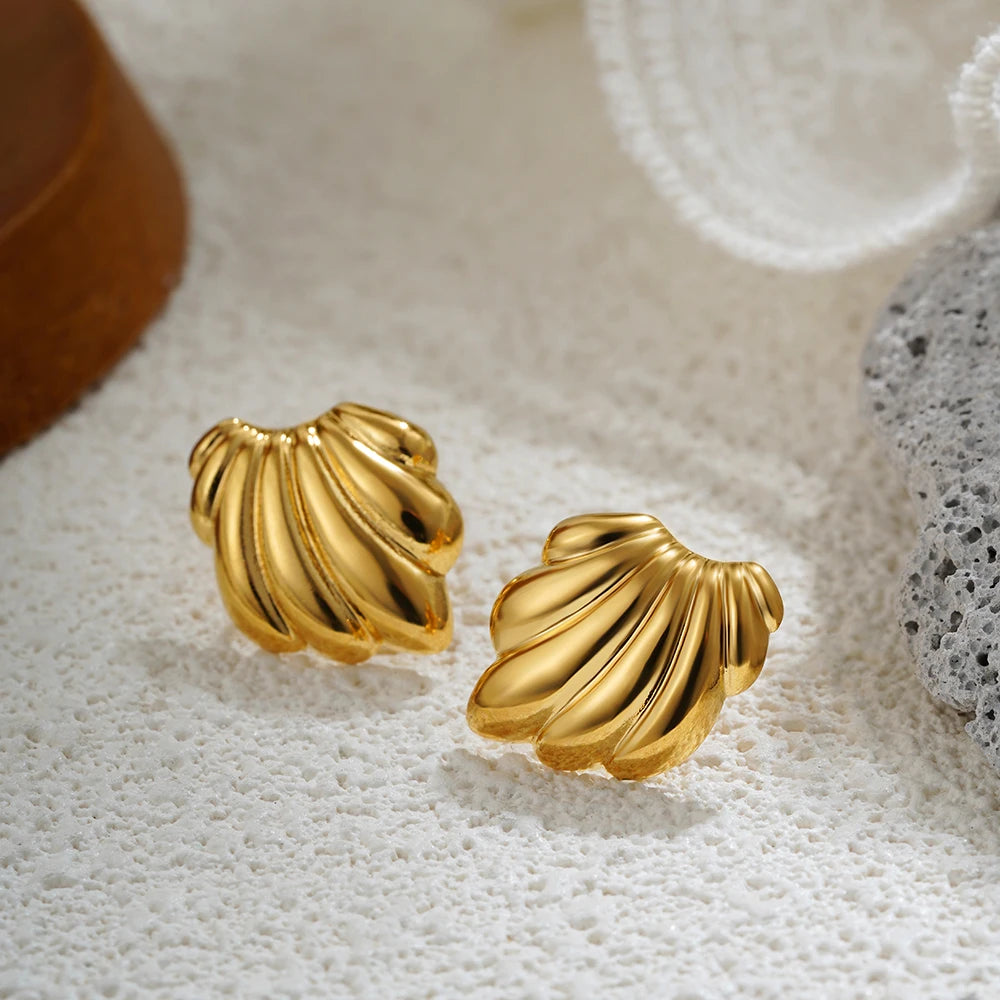 Vintage Glossy Knot Earrings | Stainless Steel Gift