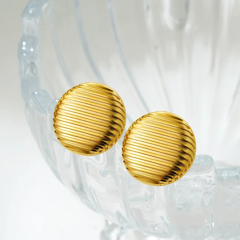 Vintage Glossy Knot Earrings | Stainless Steel Gift