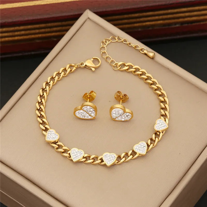 Golden Heart Set – 316L Steel & Zirconia