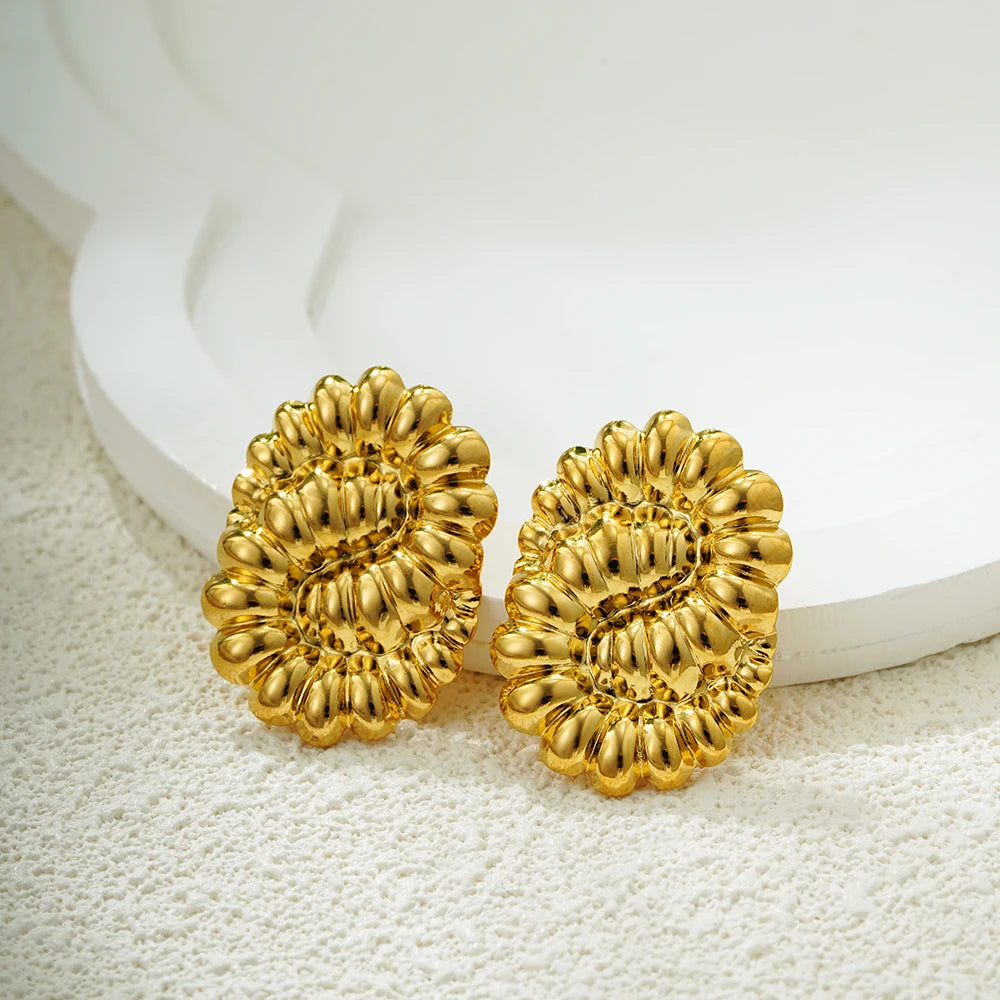 Vintage Glossy Knot Earrings | Stainless Steel Gift
