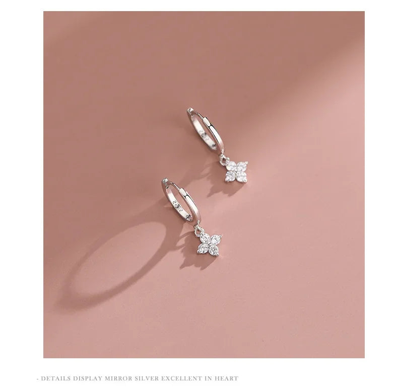 925 Sterling Silver leaf Earrings