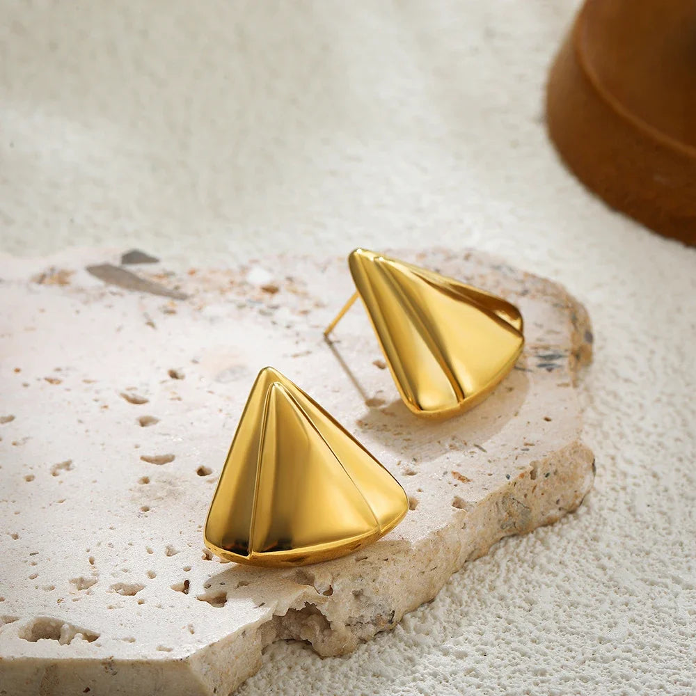 Vintage Glossy Knot Earrings | Stainless Steel Gift