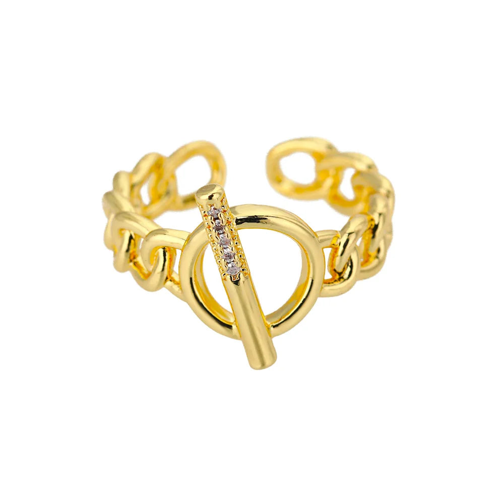 Endless Loops Stainless Steel Ring