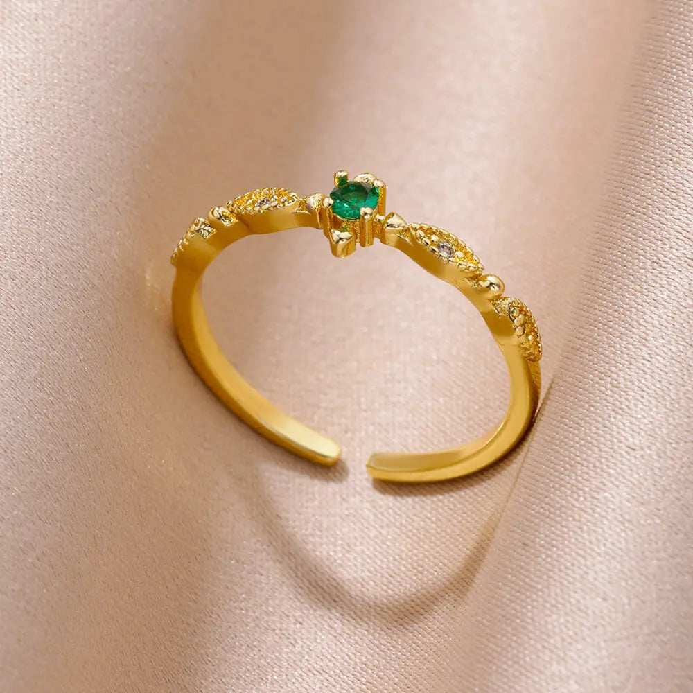 STYLE STEEL Crystal Love Ring