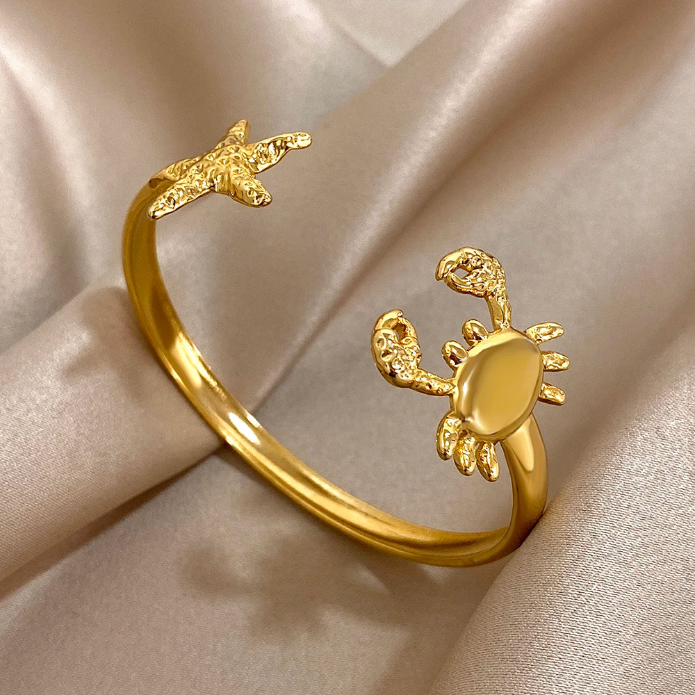 Stainless Steel – Floral Radiance Bracelet