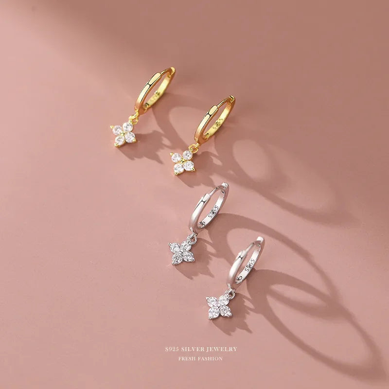 925 Sterling Silver leaf Earrings