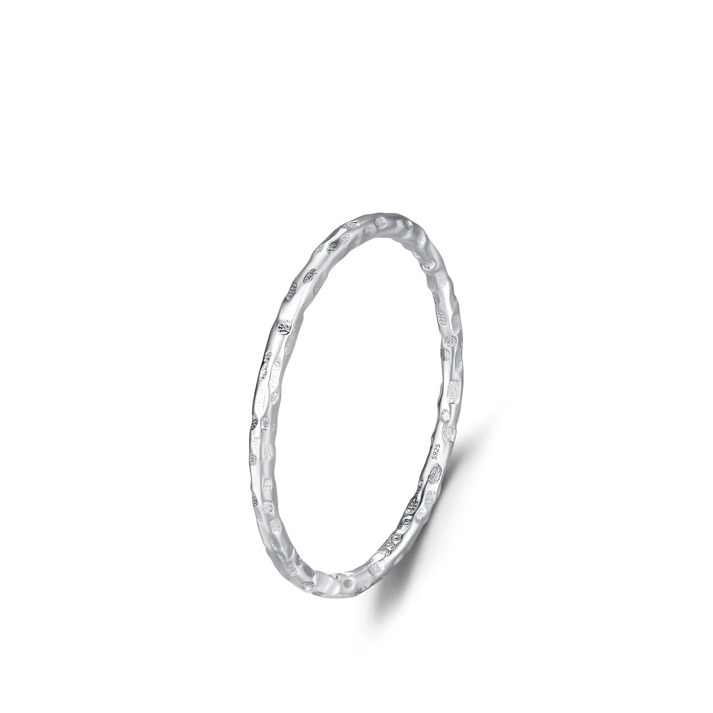 925 Sterling Silver Minimal Wave Charm