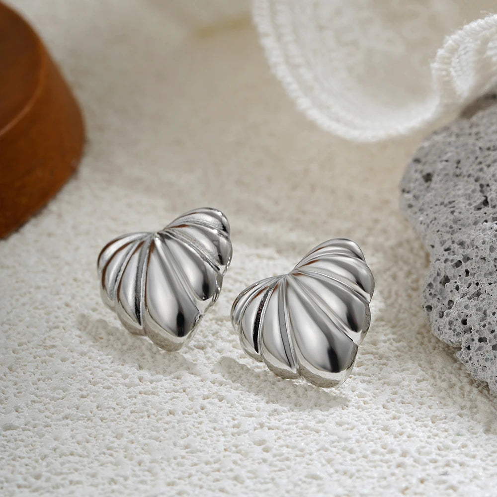 Vintage Glossy Knot Earrings | Stainless Steel Gift