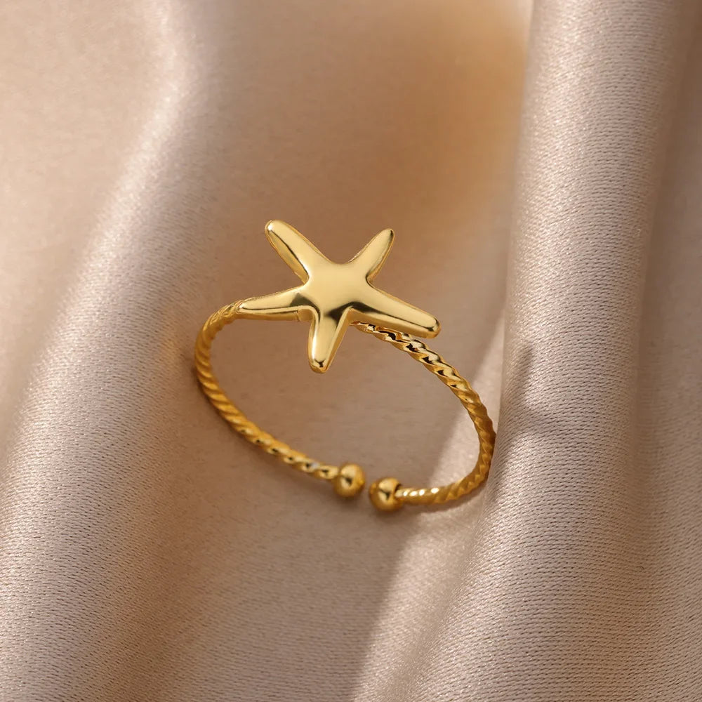Starshore Glow Stainless Steel Ring