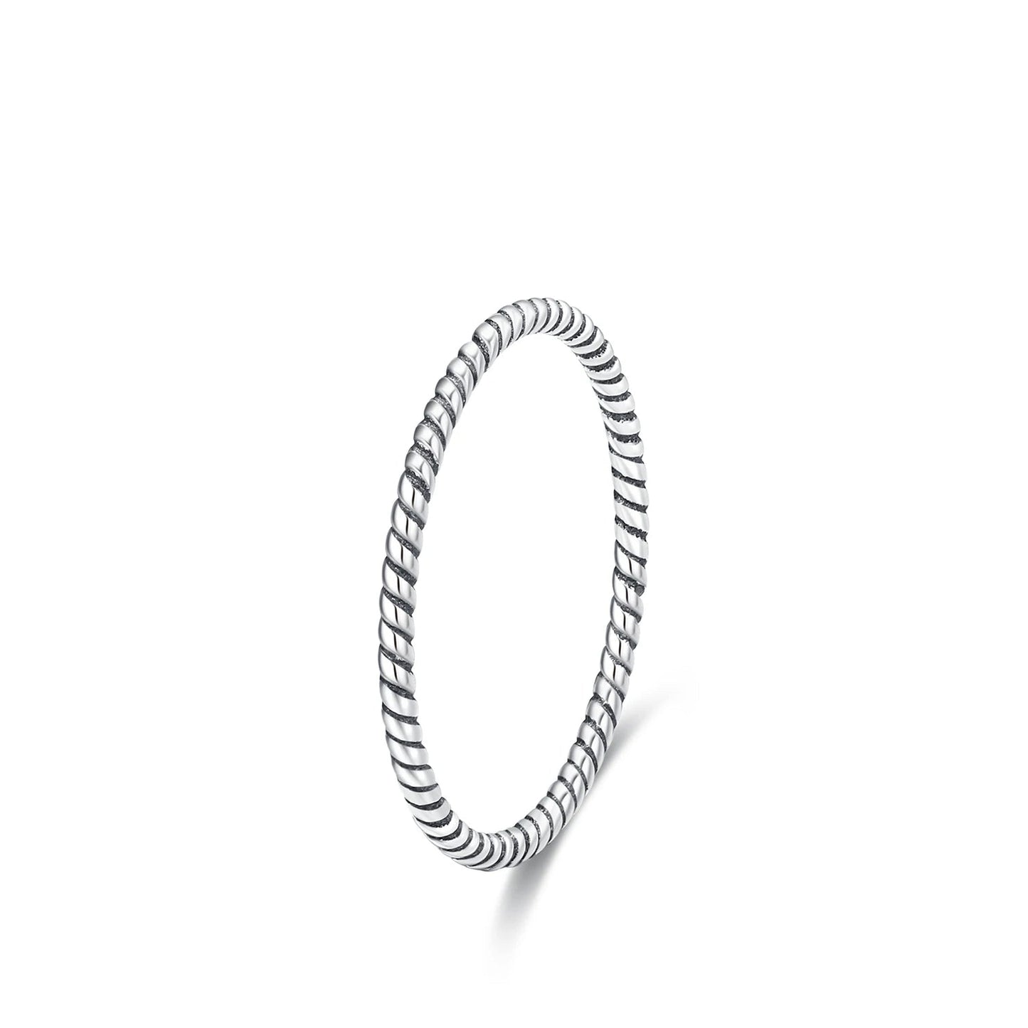 925 Sterling Silver Minimal Wave Charm