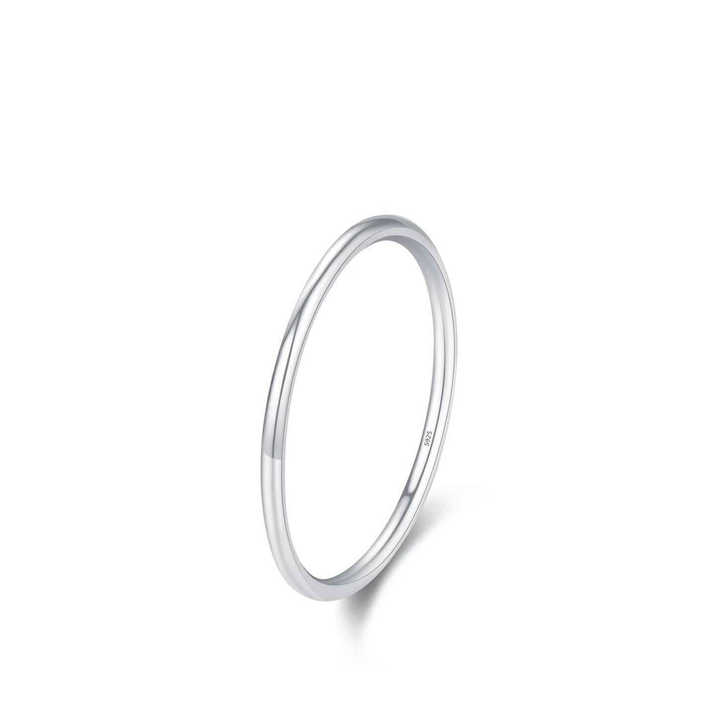 925 Sterling Silver Minimal Wave Charm