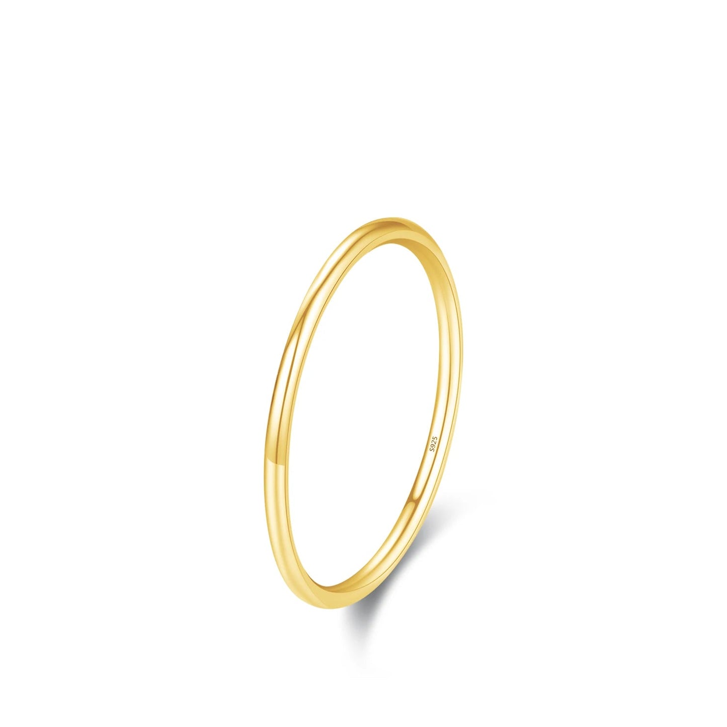 925 Sterling Silver Minimal Wave Charm
