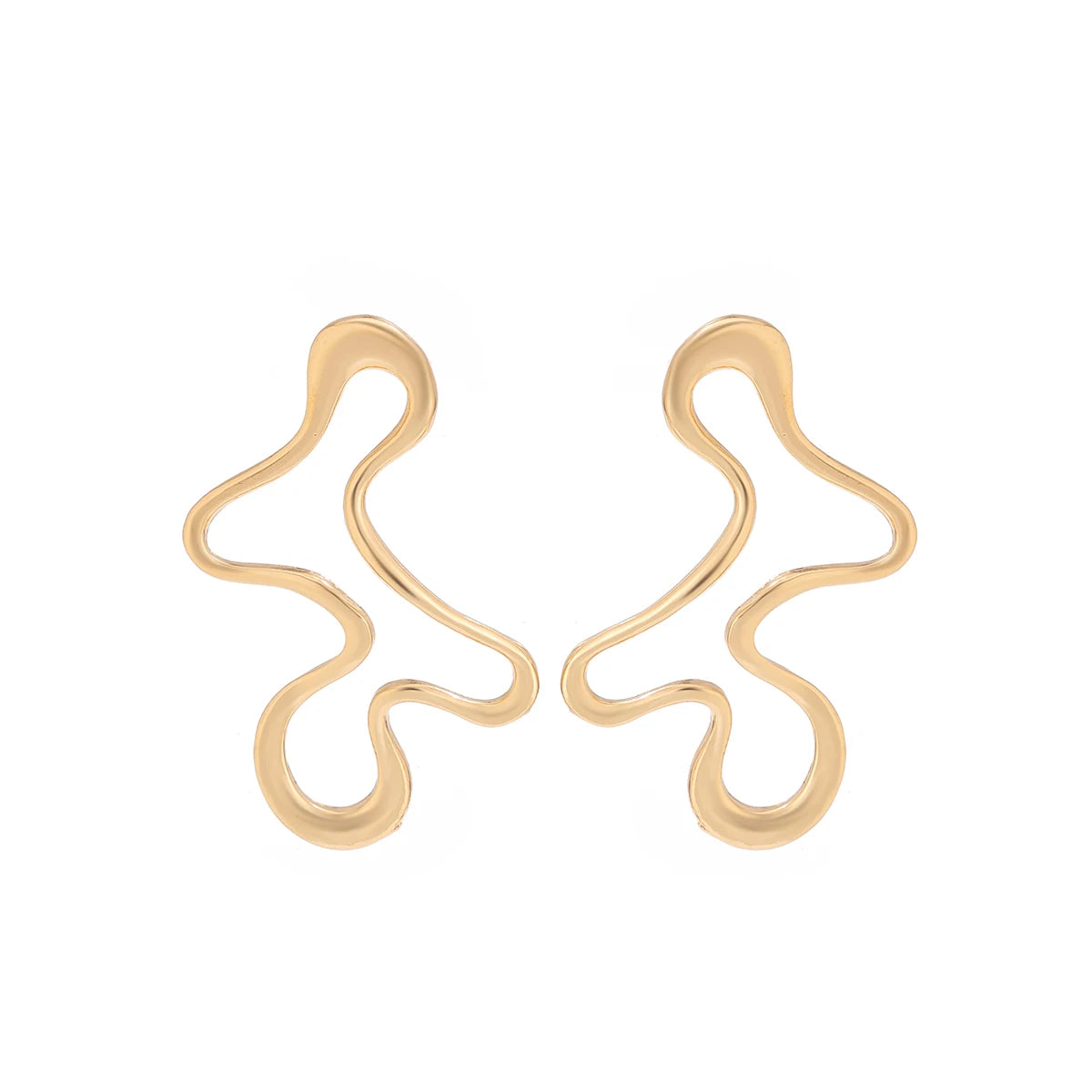 Bold Hollow Accent Earrings