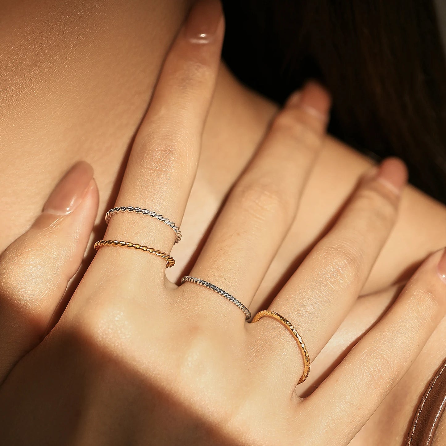 925 Sterling Silver Minimal Wave Charm