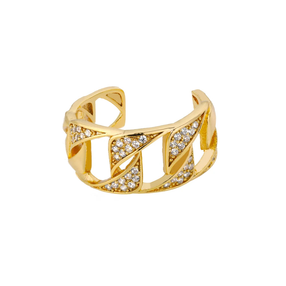 Endless Loops Stainless Steel Ring